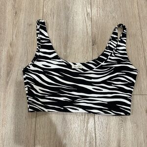BRANDY MELVILLE zebra tank top